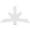 Ekena Millwork Davenport Architectural Grade PVC Gable Bracket, 60"W x 35"H x 2"D x 6"F, 14/12 Pitch GBP060X35X0206DAV00 - alternate 2